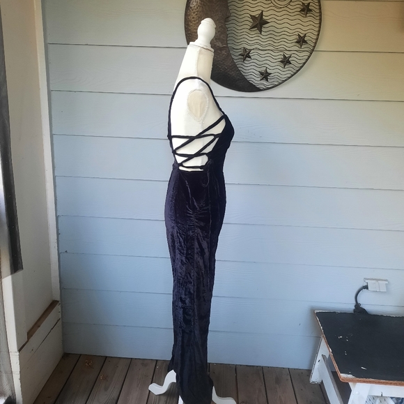 NWOT Free People 90's Forever Overalls black - Picture 6 of 8